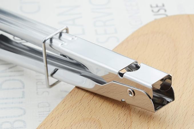 HINMAY Stainless Steel Kitchen Tongs Set Metal Cooking Tongs - Image 6