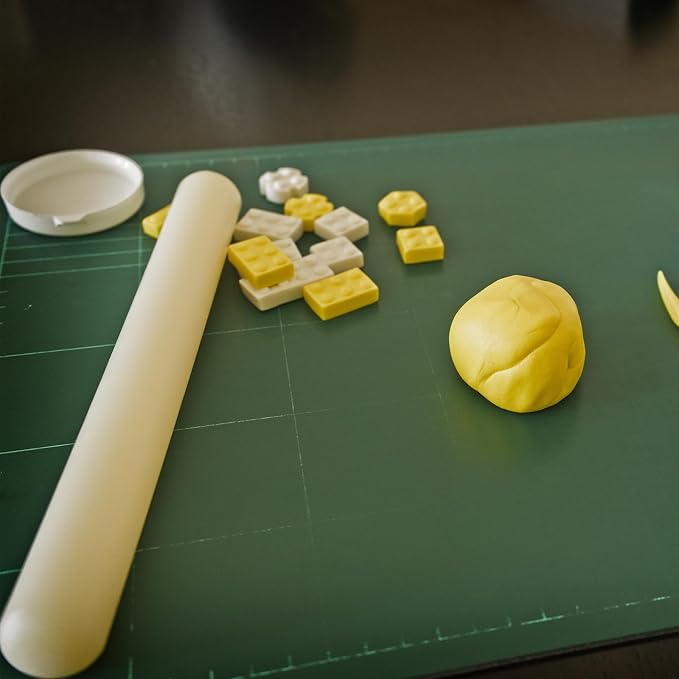 HARFINGTON Fondant Rolling Pin 20 Inch x 1.38 Inch PP Plastic Non-Stick Fondant - Image 6