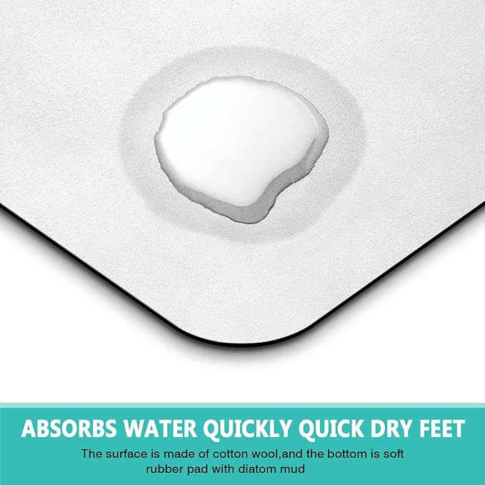 Coffee Bar Mat for Countertops 31.5inx17in, Absorbent Hide Stain Anti-Slip Cafe - Image 7
