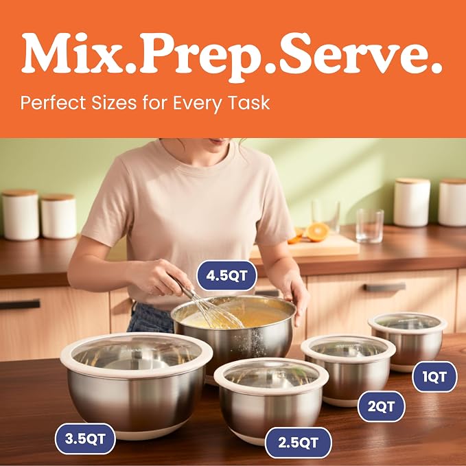 Ziruma Non-Toxic Mixing Bowls - Image 7