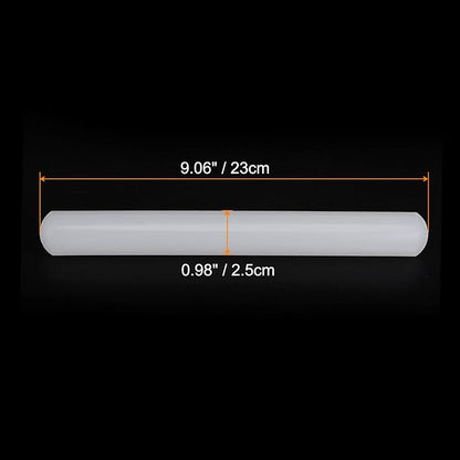 HARFINGTON Fondant Rolling Pin 9 Inch x 0.98 Inch PP Plastic Non-Stick Fondant - Image 2