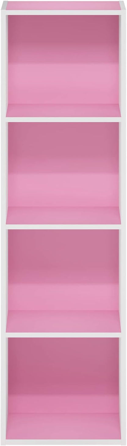 Furinno PASIR Book Shelf, 4-Tier Modern Bookshelf, Open Shelves Bookcase 9 x 12 - Image 8