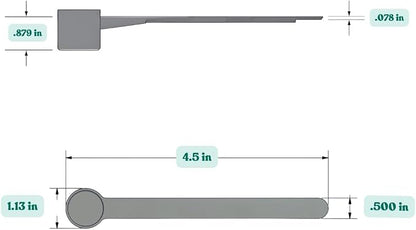 13 mL Long Handle Plastic Measuring Spoon - Image 2