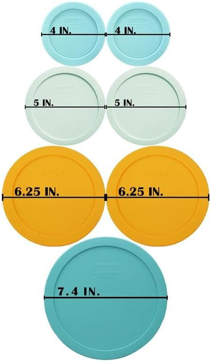 ​Pyrex 7402-PC 6/7-Cup Sea Glass, 7201-PC 4-Cup Lemondrop Yellow, 7200-PC 2-Cup - Image 2