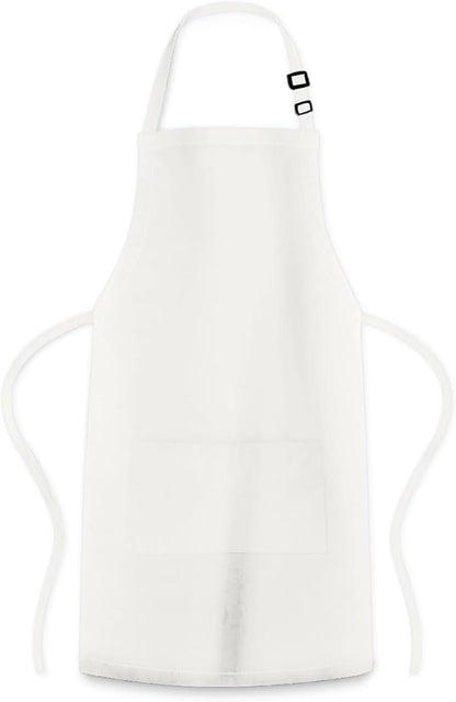 Adjustable Bib Apron 100% Polyester Kitchen Aprons Waterdrop Resistant Aprons - Image 8