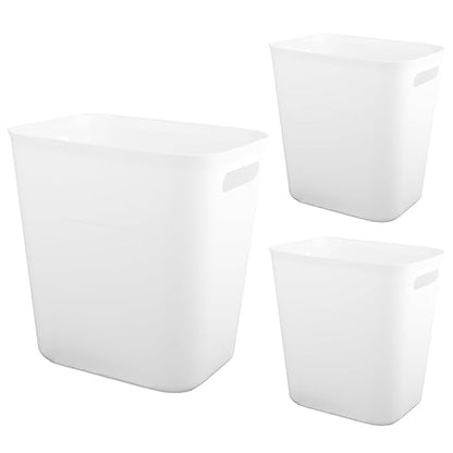 UUJOLY Plastic Small Trash Can Wastebasket, Garbage Container Basket by UUJOLY