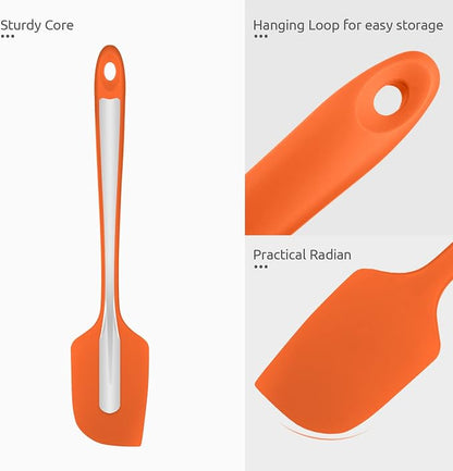 Heat Resistant Silicone Large Spatula: U-Taste 600ºF High Heat Flexible 11.38in - Image 6