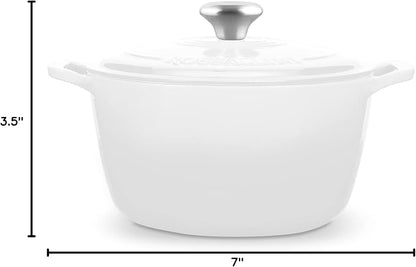 ROSSALLINI Signature Enameled Cast Iron Dutch Oven, Non-Stick Serving Pot - Image 10