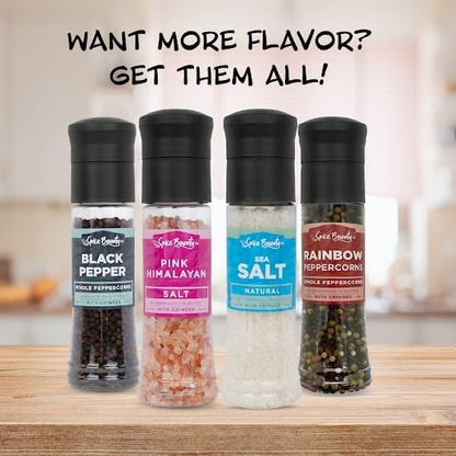 Spice Bounty - Natural Sea Salt Grinder 11.46 oz – Coarse Sea Salt Crystals - Image 5