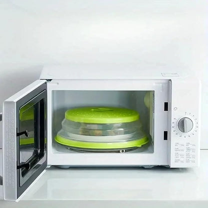 Dependable Industries' 2-in-1 Collapsible Microwave Splatter Guard Cover & - Image 3