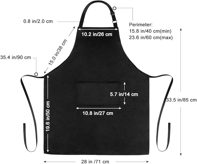 Jubatus 4 Pack 100% Cotton Aprons - Image 7