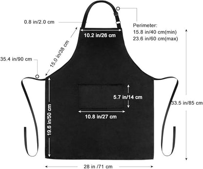 Jubatus 4 Pack 100% Cotton Aprons - Image 7