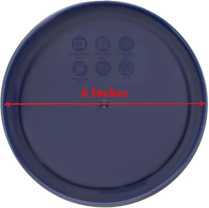 Pyrex 7201-PC 4 Cup Blue Food Storage Replacement Lid - Image 2