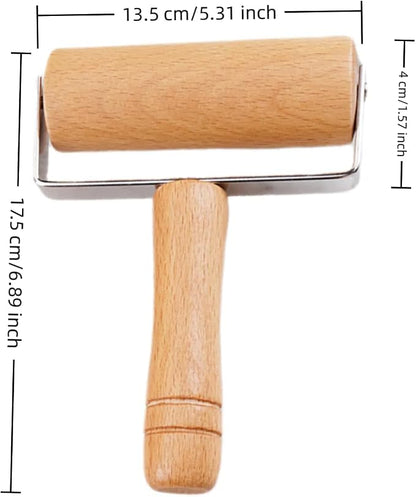 Stainless Steel & Beechwood Rolling Pin - Image 7