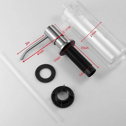 Soap Dispenser for Kitchen Sink, Built in Sink Soap Dispenser Lotion Dispenser - Image 7