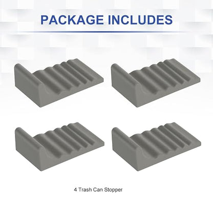 LANMU Trash Can Wall Protector and Stop Moving Backward, Wall Spacer Garbage Bin - Image 7