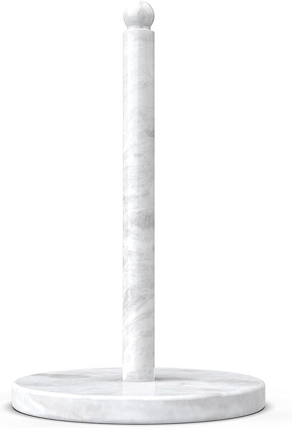 Koville African Natural Marble Paper Towel Holder Countertop, Genuine Stone by Koville