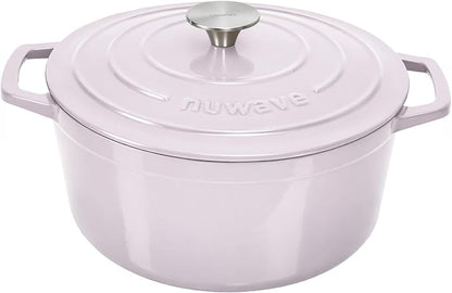 Nuwave 6QT Healthy Enameled Cast Iron Dutch Oven Pot by NuWave