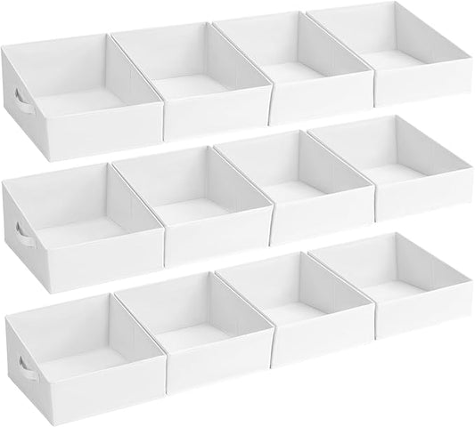 DIMJ Closet Storage Bins 12 Pack by DiMJ