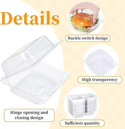 Evnlo 200 Count Clear Plastic Containers - Image 4