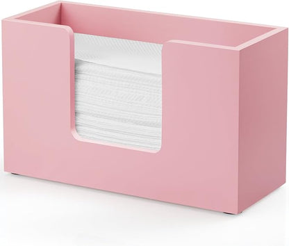 Paper Towel Dispenser Countertop, Wooden Bathroom Paper Towel Holder, by Bivvclaz