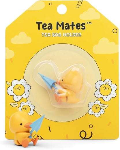Tea Mates - 1pc Cute Fishing Duck - Tea Bag Holder and String Rest - Tea - Image 5