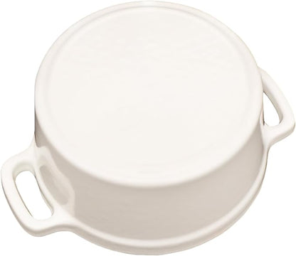 Flavehc Mini Cocotte 16 oz Mini Dutch Oven 0.5 qt. Cast Iron Garlic Roaster - Image 6