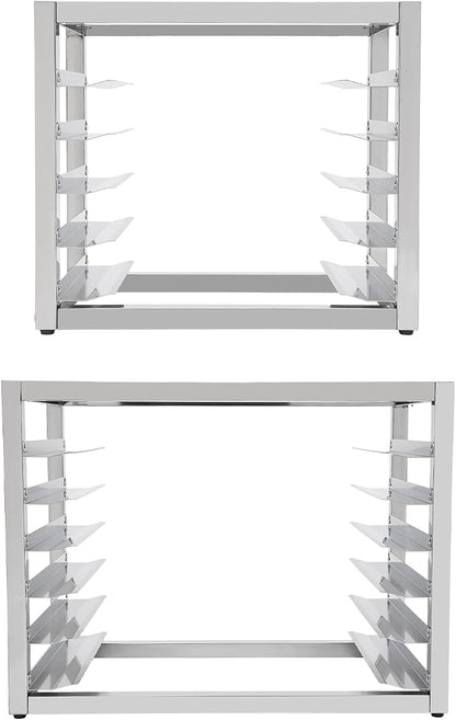 6 Tier Bun Pan Rack, Aluminum Bakery Rack - Image 3