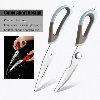2 Pcs Heavy Duty Kitchen Shears - Image 4