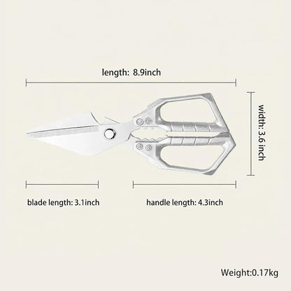 Scissors all Purpose, Stainless Steel Heavy Duty Kitchen Shears, Meat Scissors - Image 3
