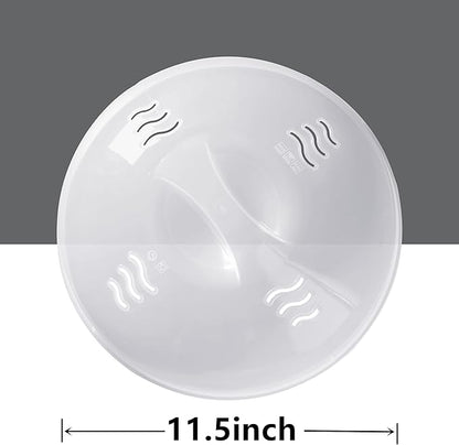Microwave Cover for Food 2PCS Microwave Splatter Cover Large Microwave Plate - Image 5