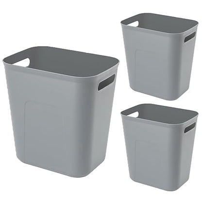 UUJOLY Plastic Small Trash Can Wastebasket, Garbage Container Basket by UUJOLY