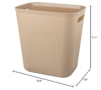 UUJOLY Plastic Small Trash Can Wastebasket, Garbage Container Basket - Image 7