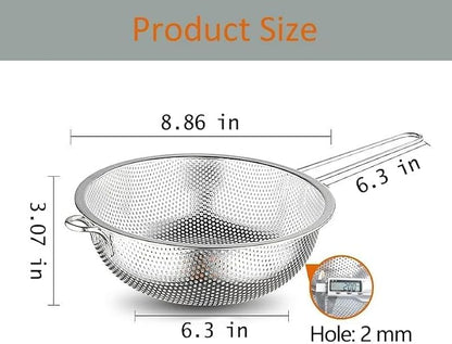 Stainless Steel Basin Colander - Image 4