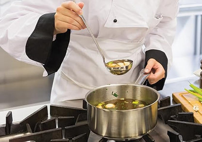 Winco Heavy-Duty Stainless Steel Sauce Pan - Image 9