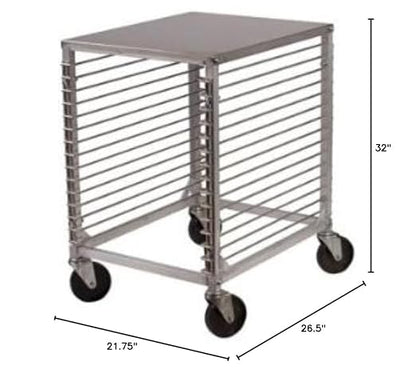 Winco 15-Tier Aluminum Sheet Pan Rack - Image 4