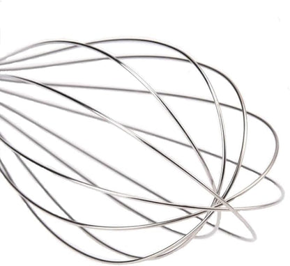 10 inch Stainless Steel Whisk, 5 inches - Image 3