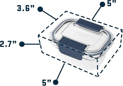 YETI Plastic Food Storage Container, BPA Free, Locking & Airtight Lid, and - Image 2