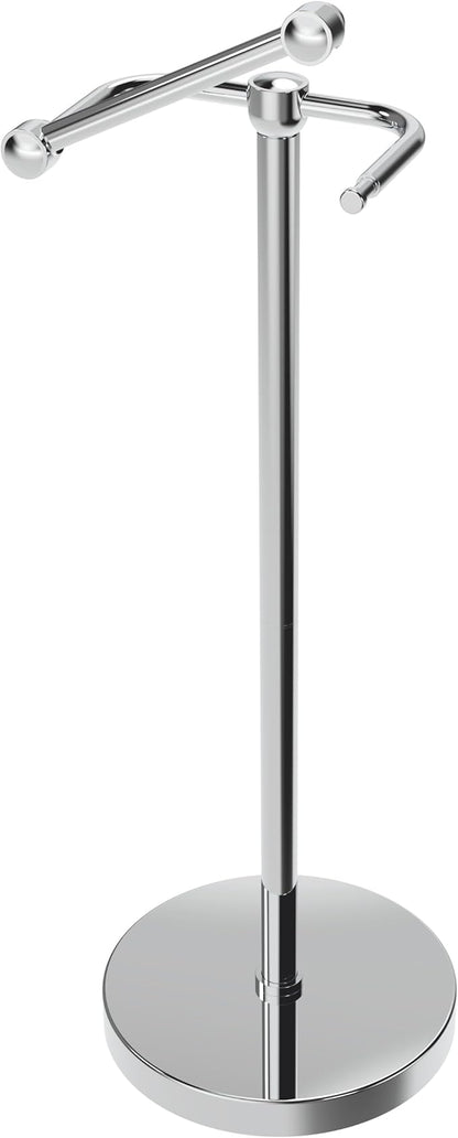 RARXTR Toilet Paper Holder Stand, Post Pivoting Design Free Standing Toilet by ElevateYourSpaceChooseRARXTR