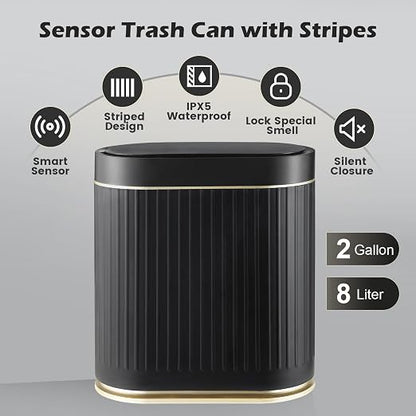SYNCVIBE Bathroom Sensor Trash Can - Image 4