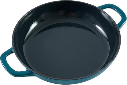 Flavehc Braiser Enameled Cast Iron Braiser 2.25 qt Braiser Pan - Image 6
