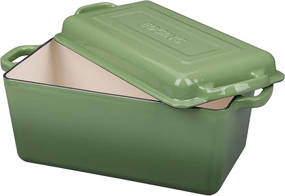 EDGING CASTING Enameled Cast Iron Dutch Oven, Oblong Bread Oven - Image 7