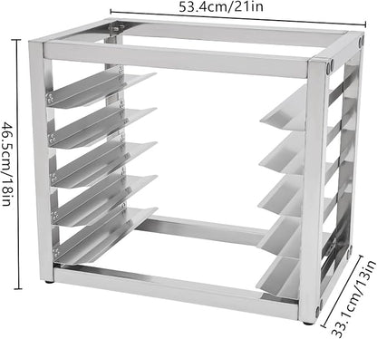 5 Tier Bun Pan Rack, Aluminum Bakery Rack - Image 7