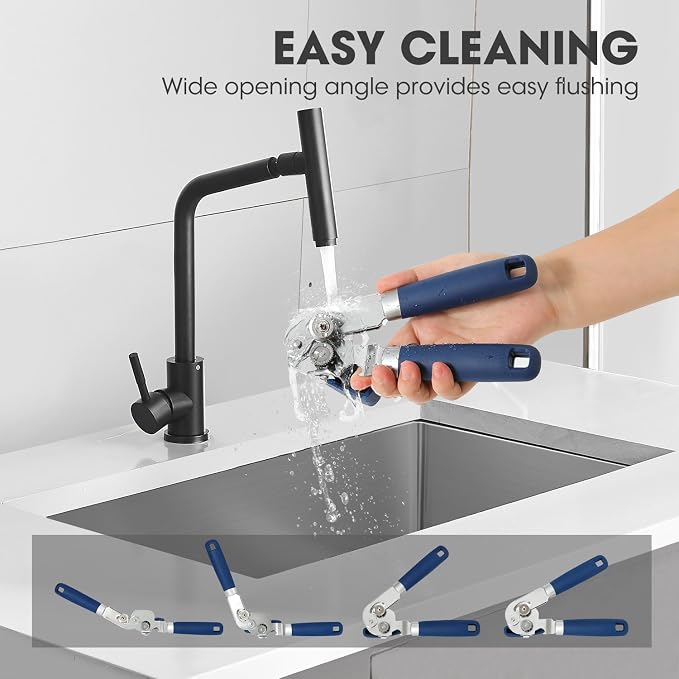 Manual Can Opener, UHIYEE Handheld Can Opener Heavy Duty - Image 7