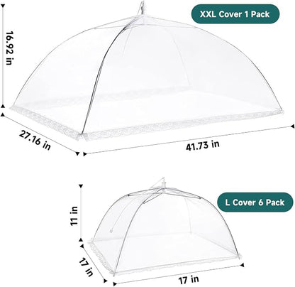 Mesh Food Cover, SPANLA 7 Pack Food Covers - Image 2