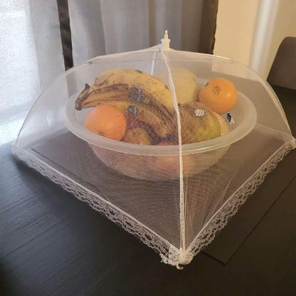 2 Pack Pop-Up Mesh Food Covers, 17 Inches Umbrella-Style Folding Mesh Food - Image 7