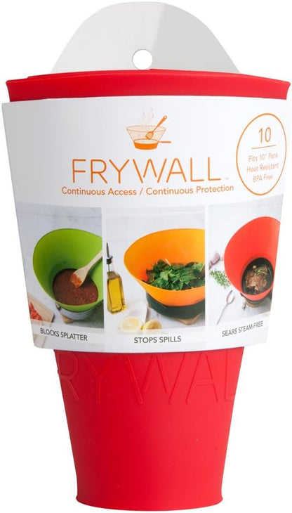 Frywall 10 - Red - Splatter Guard, as Seen on Shark Tank - Image 2