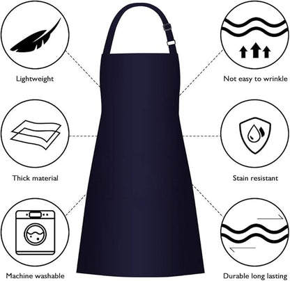 Jubatus 2 Pack 100% Cotton Aprons - Image 6
