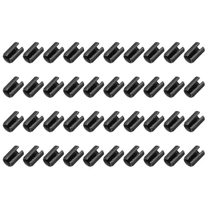 MECCANIXITY 60Pcs Slotted Split Roll Pins 6/25 Inch Dia. 2/5 Inch Length 65Mn by MECCANIXITY