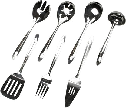 Chef Craft Select Slotted Severing Spoon, 9.5 inch, Stainless Steel - Image 3